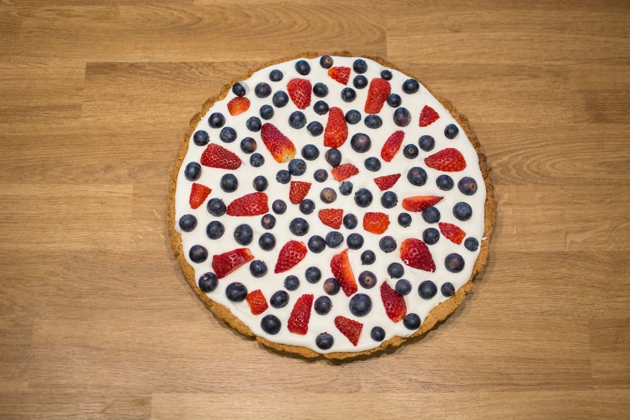 Tarta z borówkami i mascarpone