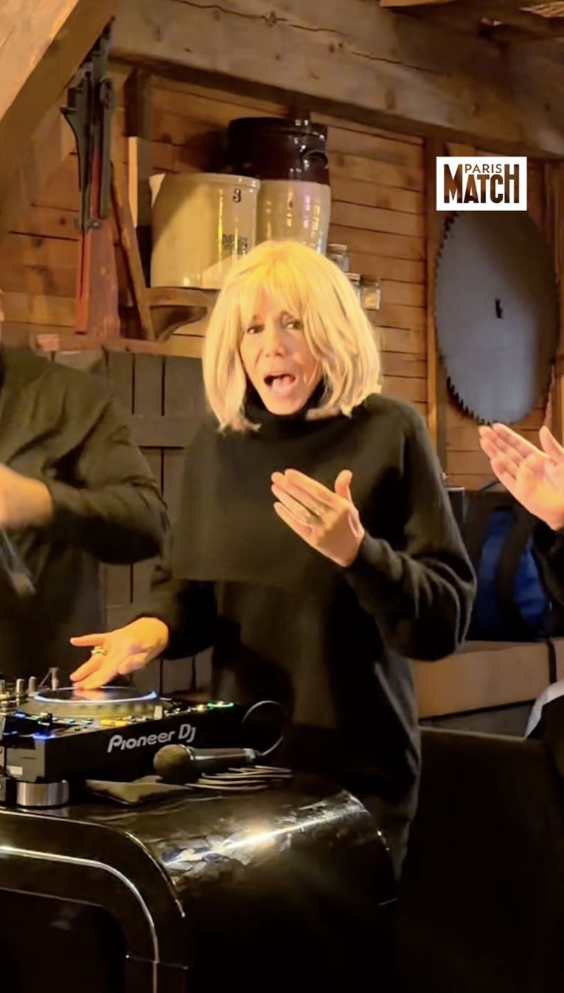 Brigitte Macron szaleje za DJ-ką
