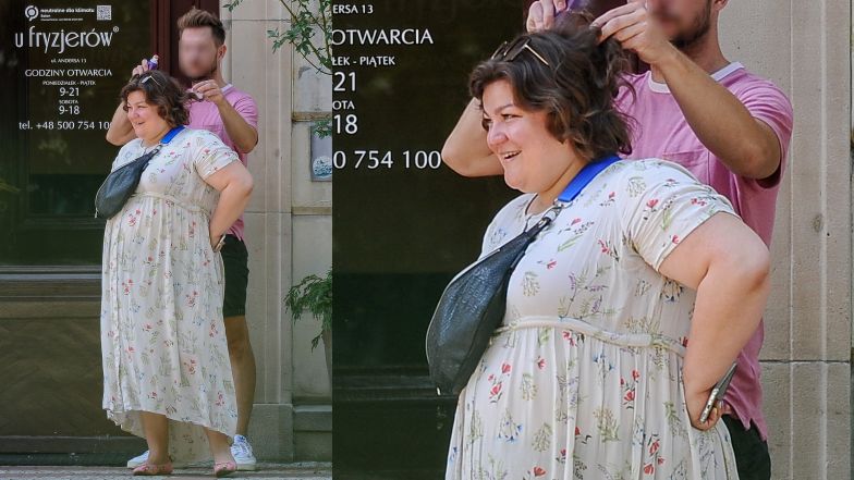 Dominika Gwit u fryzjera