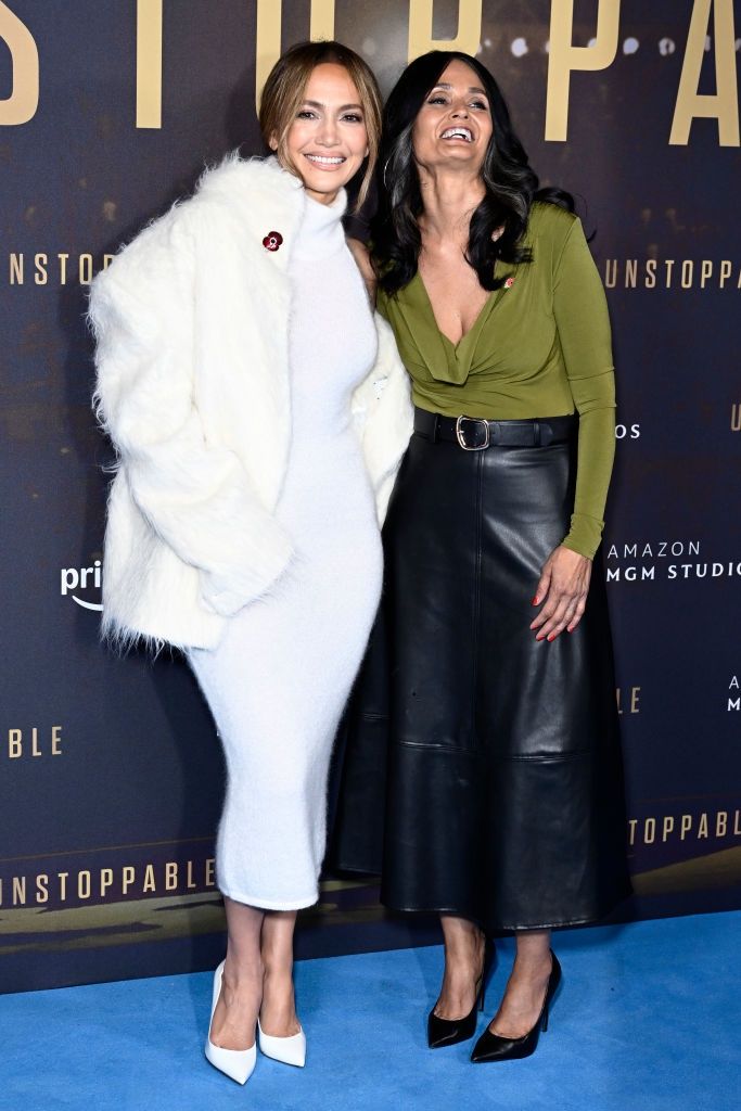 Jennifer Lopez na londyńskiej premierze filmu "Unstoppable"