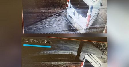 Przejechał dostawczakiem przez chodnik. Zapłaci 3 tysiące zł