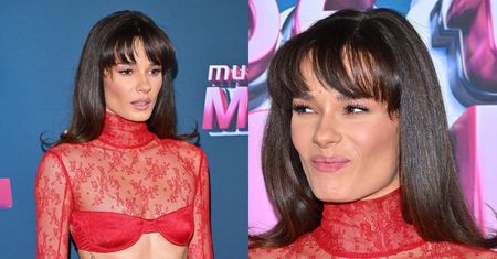 Natalia Szroeder i jej koronkowy "total red look" promują nowy sezon "Must Be the Music". Odważnie? (ZDJĘCIA)