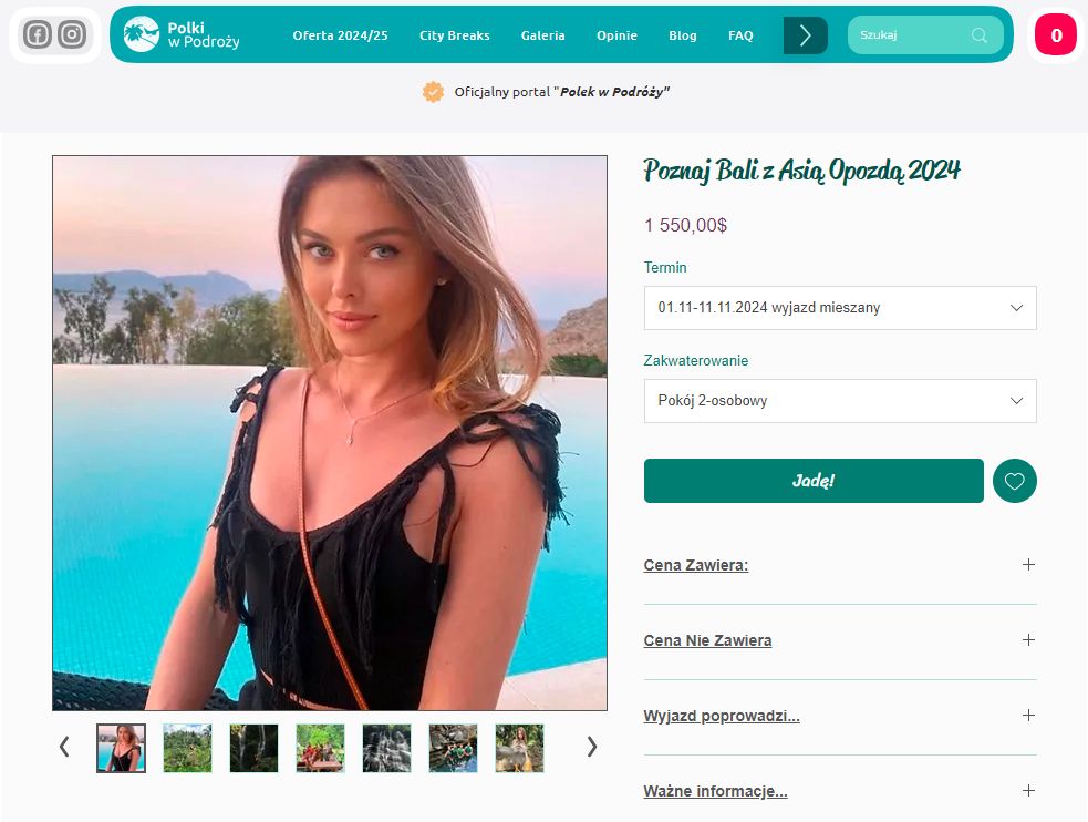 Wyjazd z Joanną Opozdą na Bali