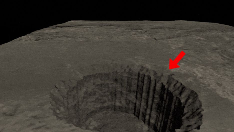 Symulacja eksploracji księżycowego dołu i eksploracja połączonej rury lawowej