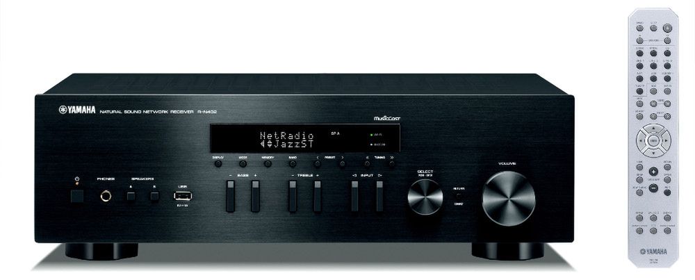 Amplituner Yamaha R-N402D obsługuje fale radiowe DAB