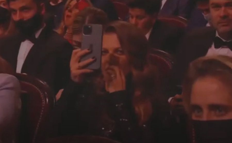Anna Lewandowska na gali Złota Piłka 2021 