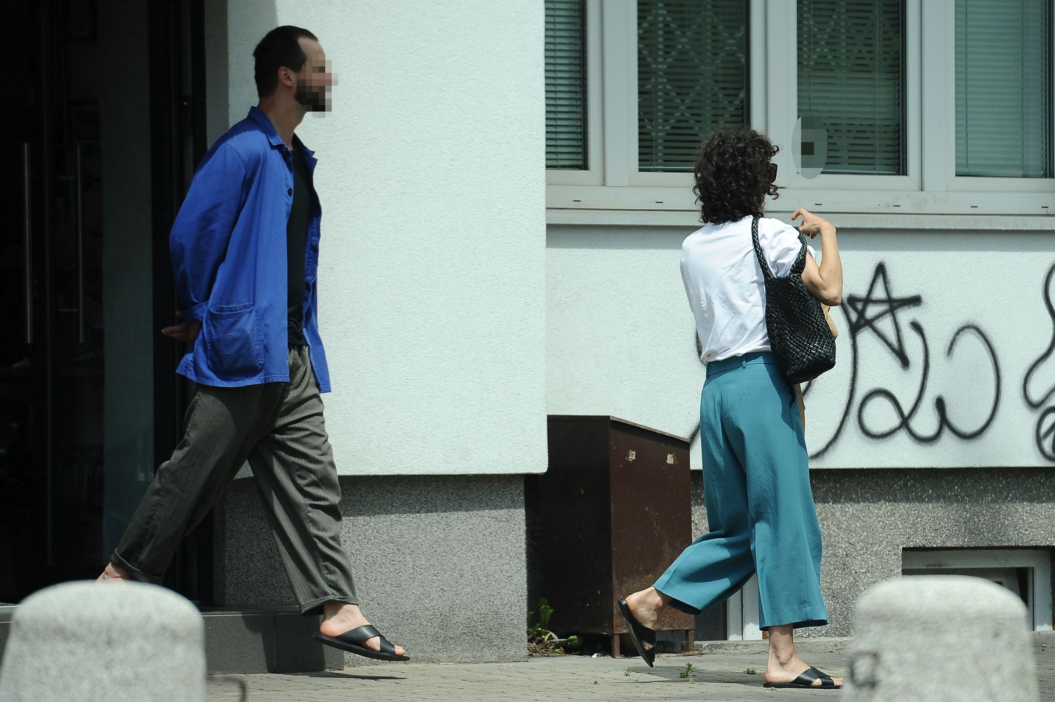 Monika Brodka ucieka przed paparazzi