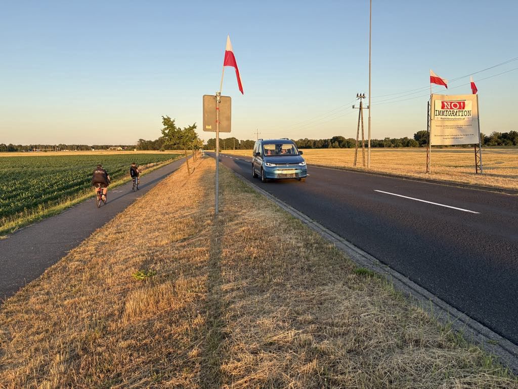 Niemcy są zaskoczeni widokiem "patrolu" 