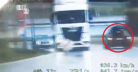 Pod prąd na A4. Policjanci nie mieli litości
