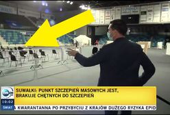 W TVP pokazano sukces punktu szczepień. TVN24 zastał tylko jedną osobę