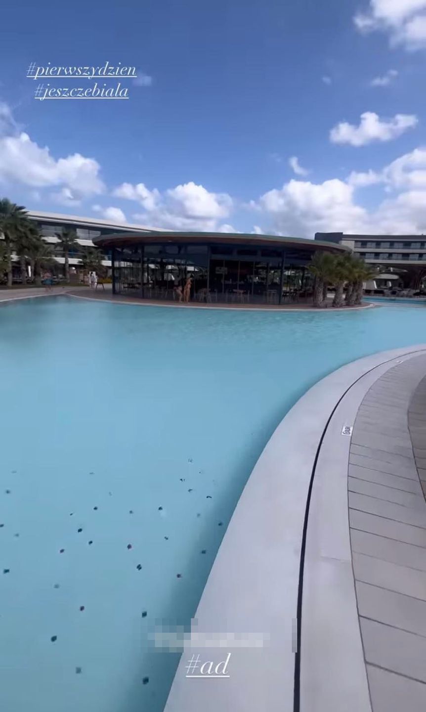 Martyna Gliwińska na wakacjach z synem Kazikiem