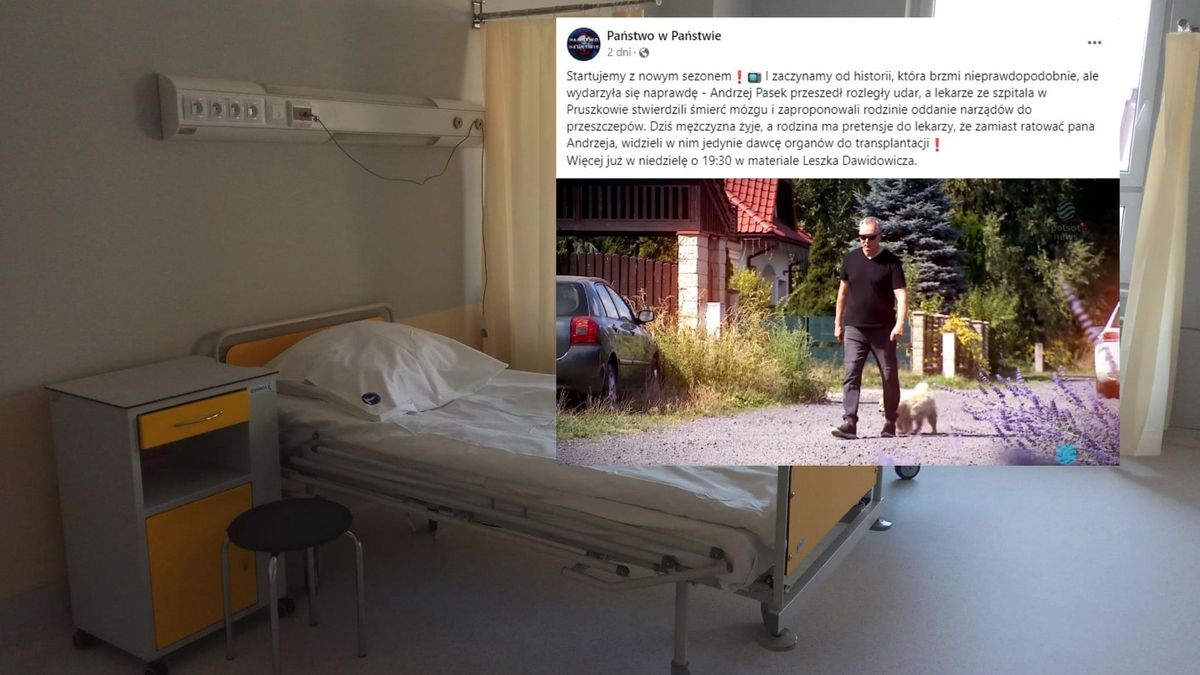 Pan Andrzej niemal stracił życie w szpitalu w Pruszkowie