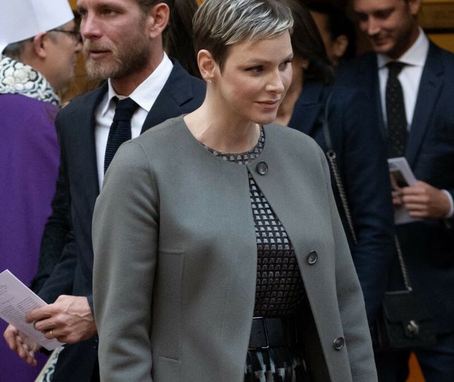 Rodzina kr�lewska z Monako na mszy ku pami?cie ksi?cia RainieraNO TABLOIDS: Princess Charlene of Monaco and Andrea Casiraghi arrive at the cathedral to attend a mass in memory of Prince Rainer III of Monaco, presided by His Excellency Dominique Marie David Archbishop of Monaco on April 5, 2023, Monaco. Photo by David Niviere/ABACAPRESS.COMNiviere David/ABACAPRESS.COM