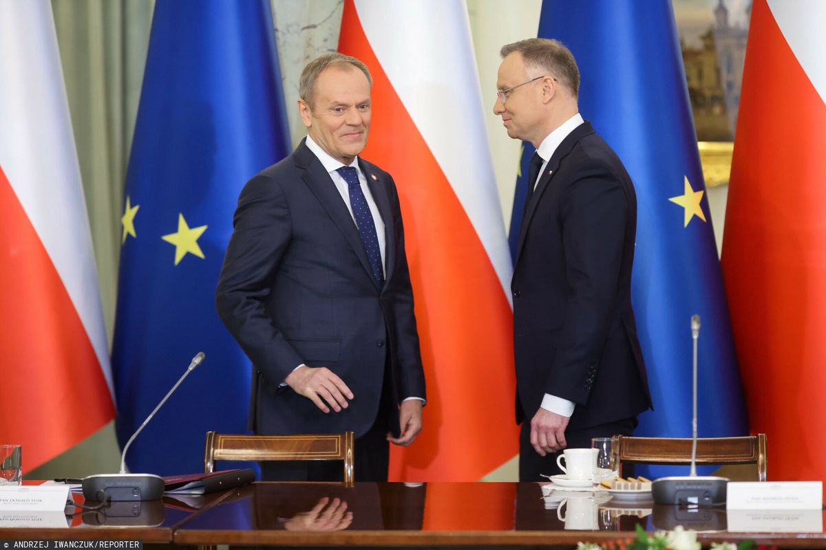 Premier Donald Tusk nie spotka się z prezydentem Polski Andrzejem Dudą ze względu na zapalenie płuc