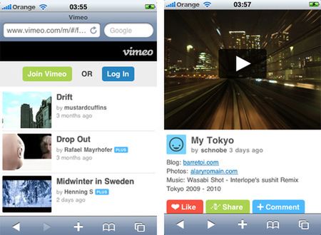 Vimeo otwiera się na użytkowników iPhone’a 2