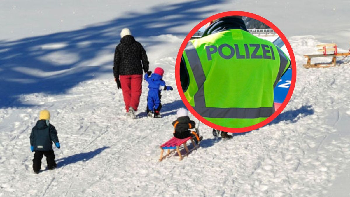 Wypadek Polski na sankach w Austrii