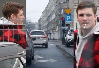 Mikołaj Roznerski wypożyczył auto i zignorował czerwone światło (ZDJĘCIA)