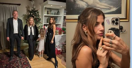 Weronika Rosati relacjonuje rodzinne święta z rodzicami i 8-letnią Elizabeth (ZDJĘCIA)