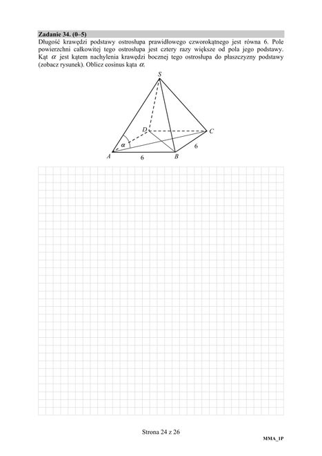 Matura z matematyki 2019