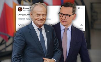 Tusk ironizuje o sytuacji w PiS. Uszczypliwy komentarz