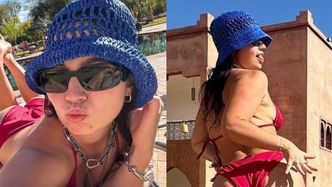 Mery Spolsky szaleje w mocno wyciętym bikini na wakacjach w Marrakeszu (ZDJĘCIA)