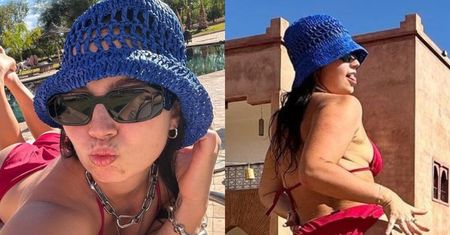 Mery Spolsky szaleje w mocno wyciętym bikini na wakacjach w Marrakeszu (ZDJĘCIA)