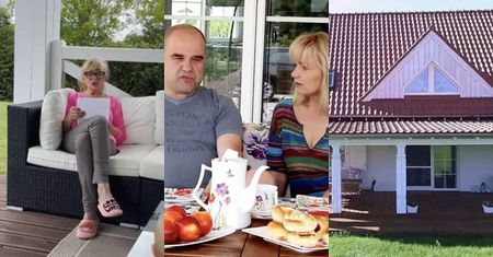 Katarzyna i Cezary Żakowie mieszkają w bajkowej scenerii. Ich mazurska willa zachwyca w każdym calu [ZDJĘCIA]