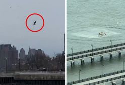 Śmigłowiec runął do rzeki w Nowym Jorku. Są ofiary