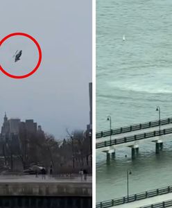 Śmigłowiec runął do rzeki w Nowym Jorku. Są ofiary