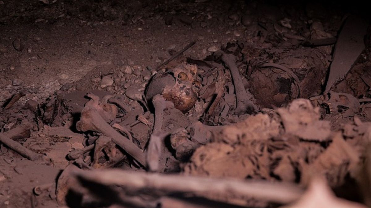 Mumie w pochowku w Minya