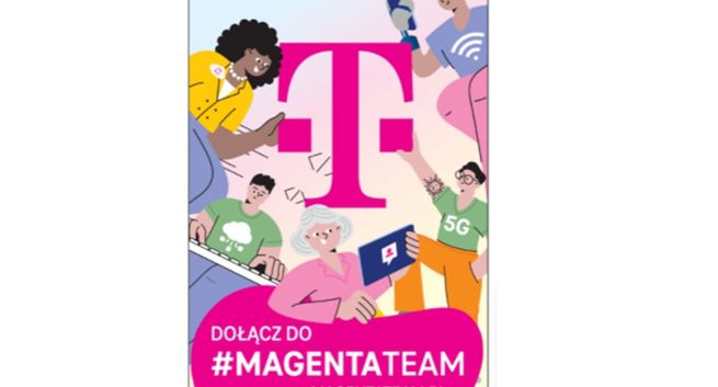 T-Mobile ufundował mural oczyszczający powietrze w Warszawie