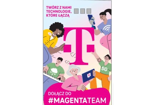 T-Mobile ufundował mural oczyszczający powietrze w Warszawie