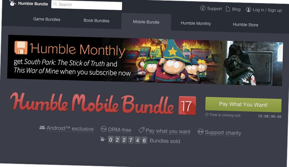 Rusza Humble Bundle 17 Mobile. Zapłać ile chcesz za gry warte ponad 200 zł