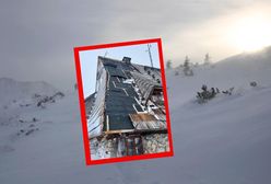 Zerwany dach znanego schroniska. Huraganowy wiatr w Tatrach