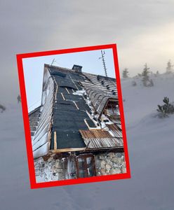 Zerwany dach znanego schroniska. Huraganowy wiatr w Tatrach