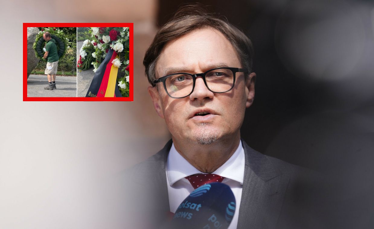 "Trzeba nie mieć przyzwoitości". MSZ oburzone zdjęciem w TV