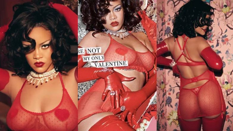 Rihanna pozuje w skąpej bieliźnie