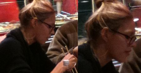 Anja Rubik je w fast-foodzie! (ZDJĘCIA)