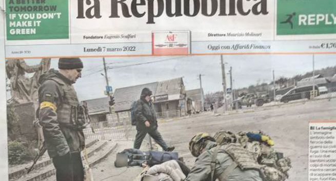 Zagraniczne media pokazują zdjęcia ofiar wojny bez retuszu. „Próba dotarcia do wrażliwości odbiorcy”