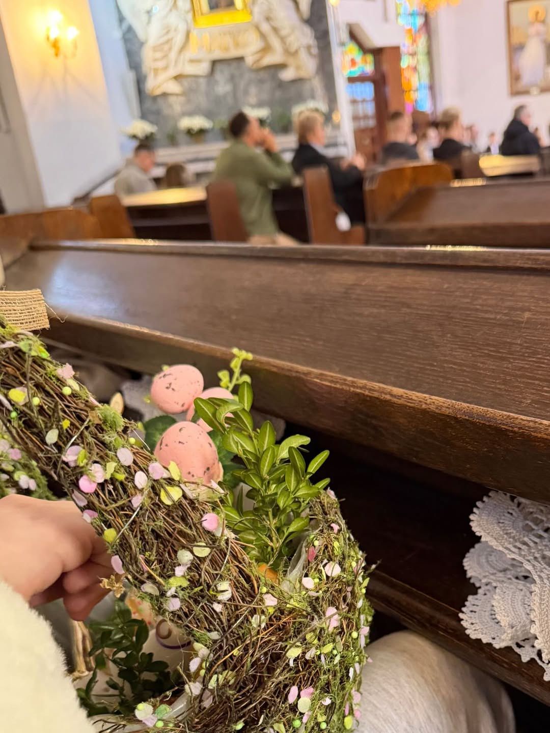 Marianna Schreiber w kościele