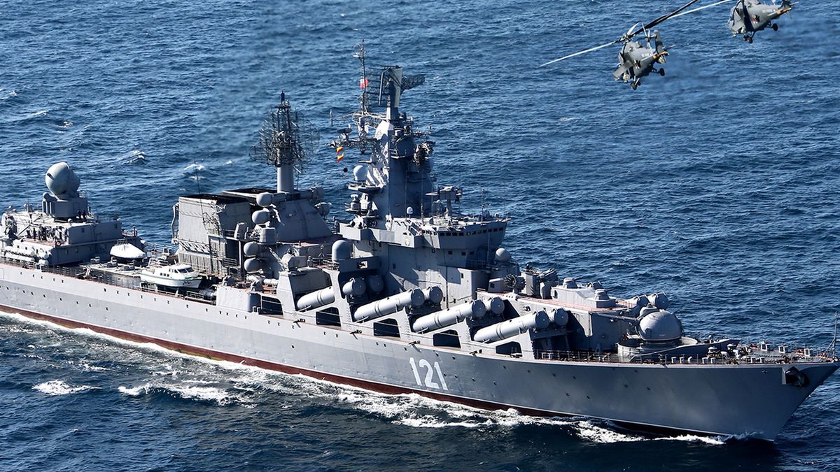 Krążownik Moskwa zatonął w kwietniu 