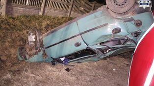 Stara Huta: Śmiertelny wypadek. Pijany kierowca uderzył w drzewo