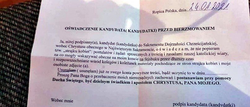 Oświadczenie