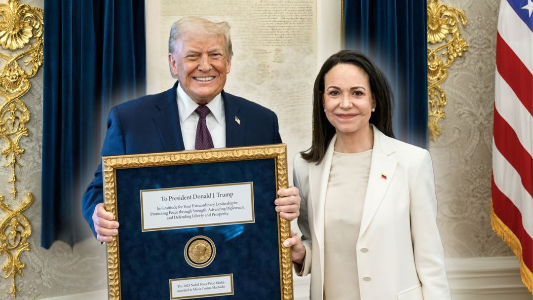 wiadomości,aktualności,WP Wiadomości Trump z Pokojowym Noblem. Machado ujawnia kulisy przekazania medalu