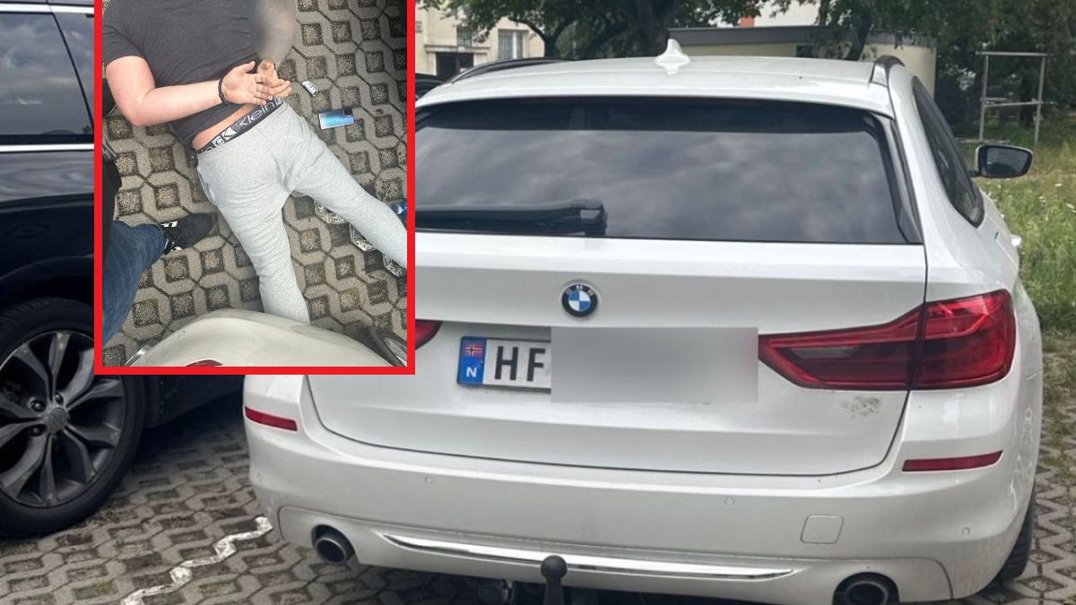 30-latek uciekał kradzionym BMW