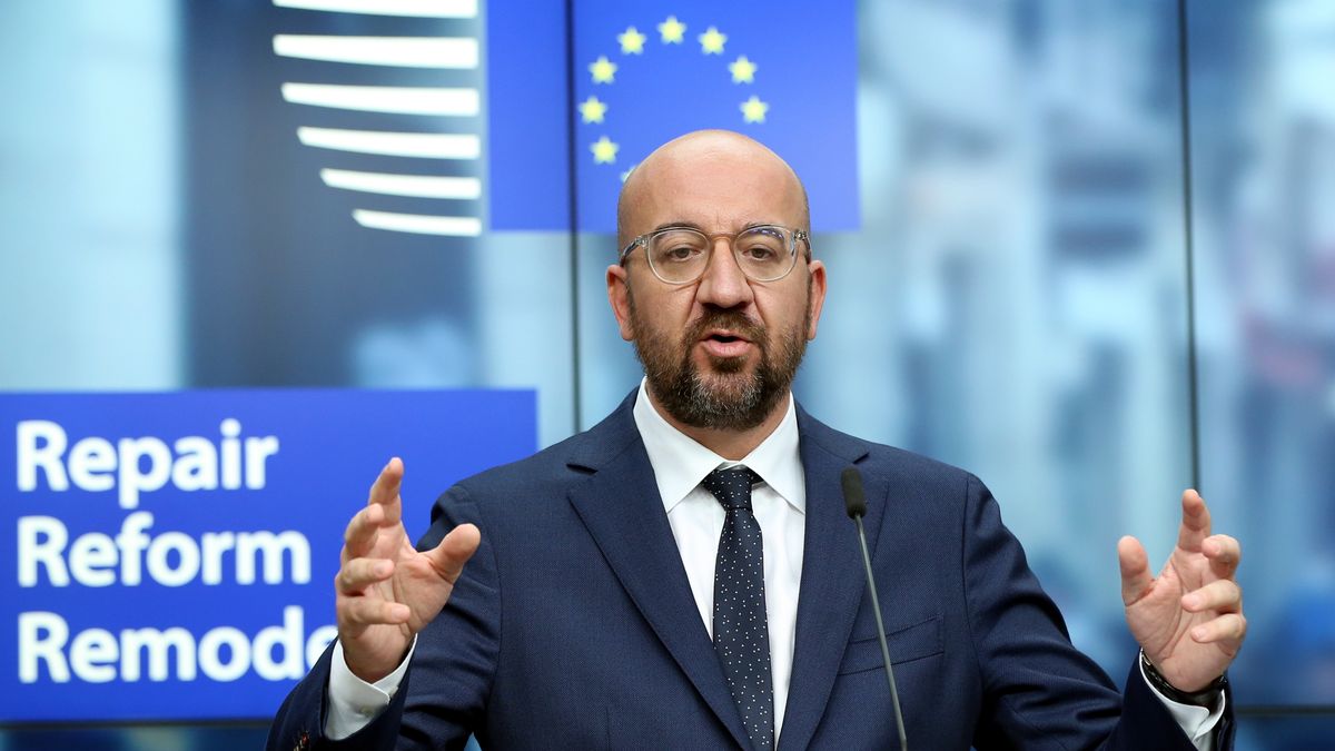 Przewodniczący Rady Europejskiej Charles Michel