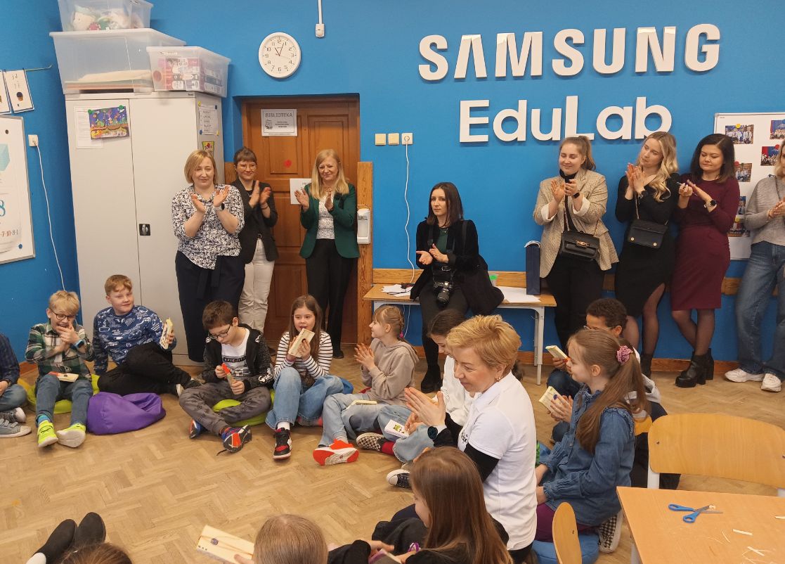 Agnieszka Chomicka-Bosy z uczestnikami