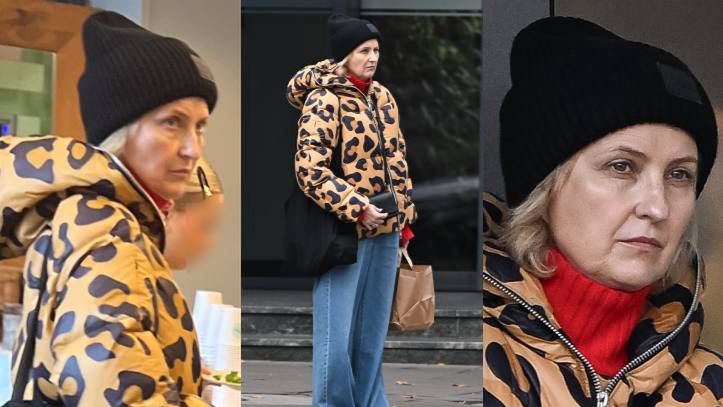 Naturalna Iza Kuna w panterkowej puchówce