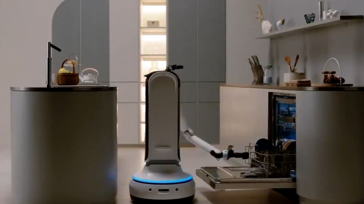 Zmywarka to dla ciebie za mało? Zobacz, jak radzi sobie robot Samsunga 1