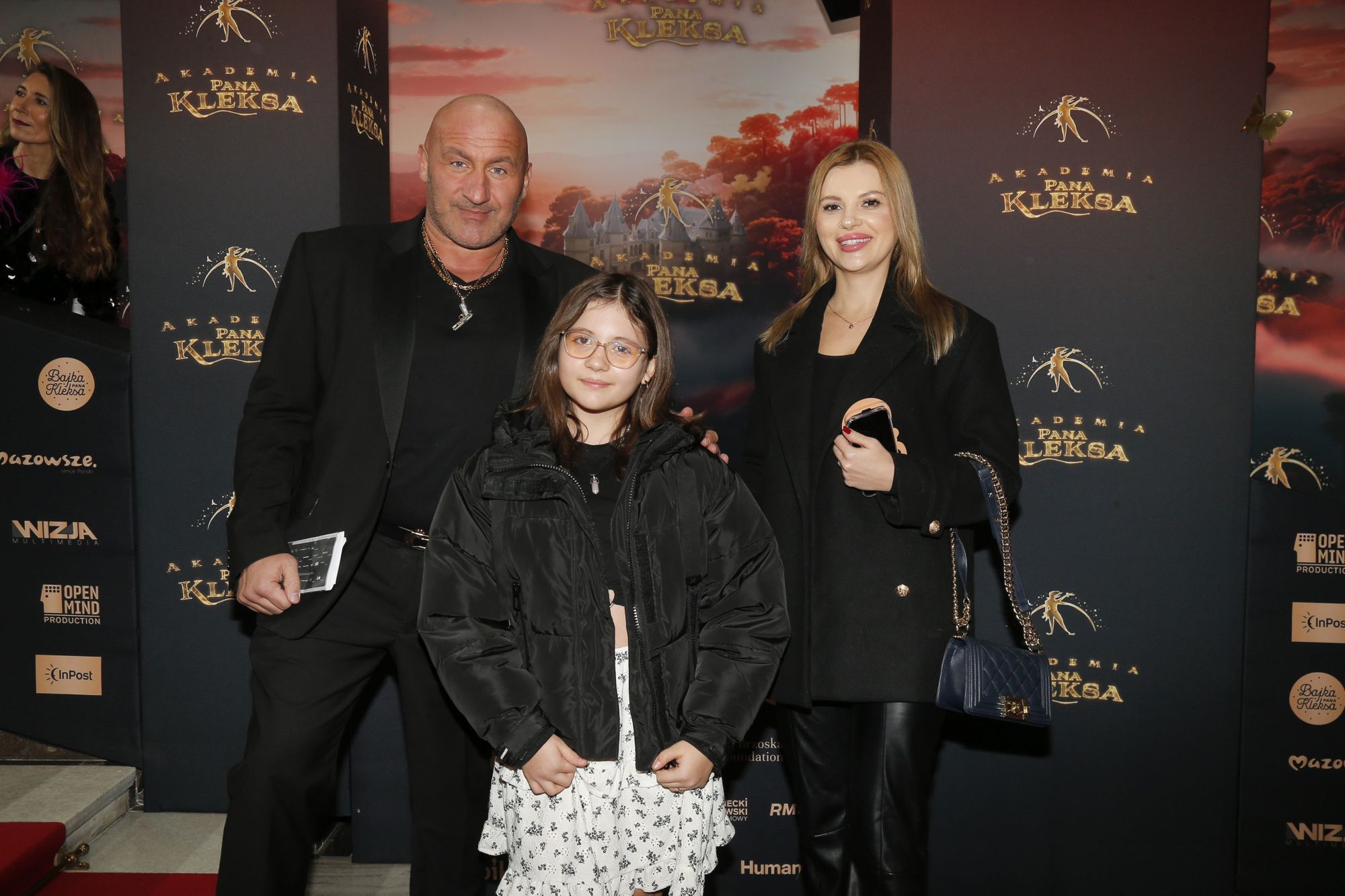 Marcin Najman przyszedł na salony z żoną i córką